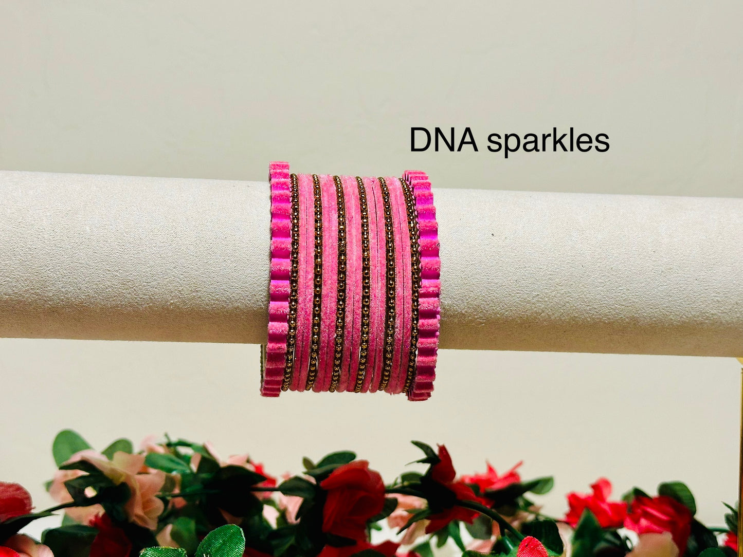 Velvet Metal Bangle/ Bracelet Set
