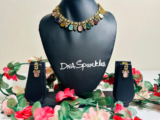 Light Weight Multicolour Necklace
