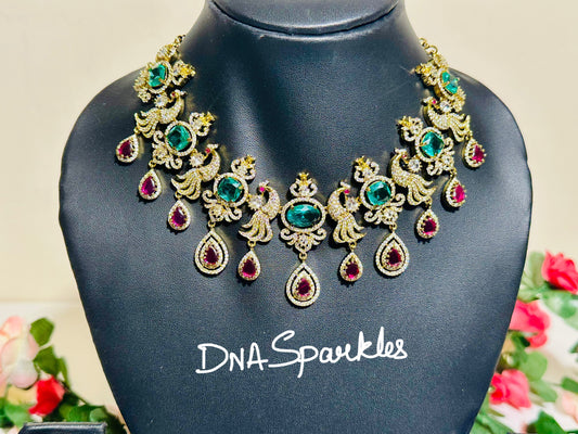 Peacock Stone Necklace