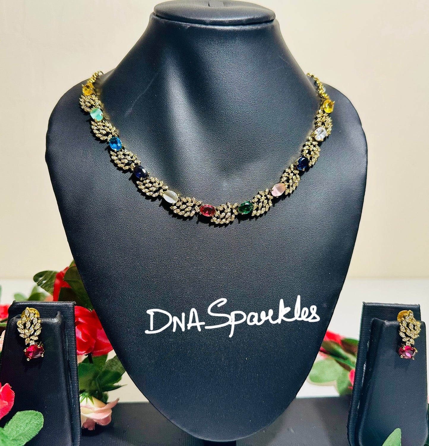 Multicolour Stone Necklace
