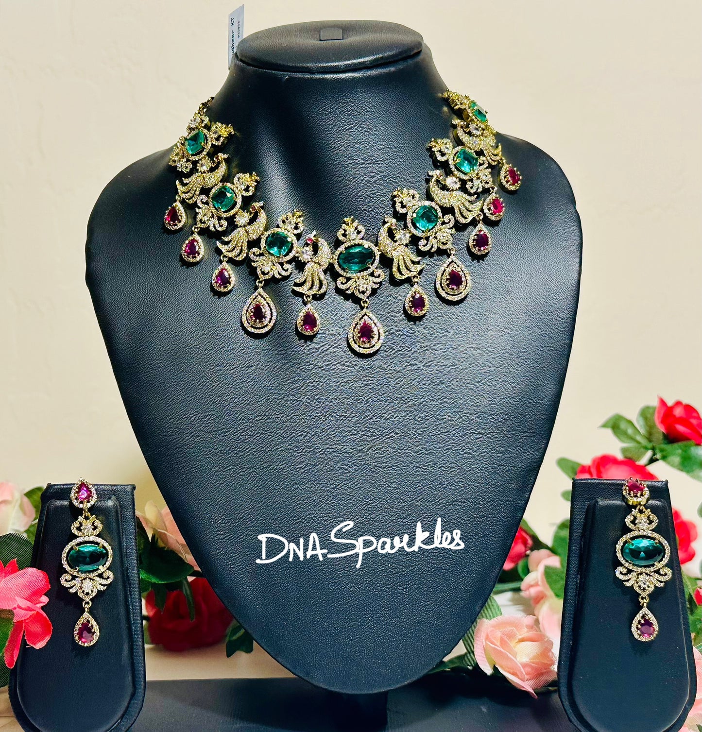 Peacock Stone Necklace