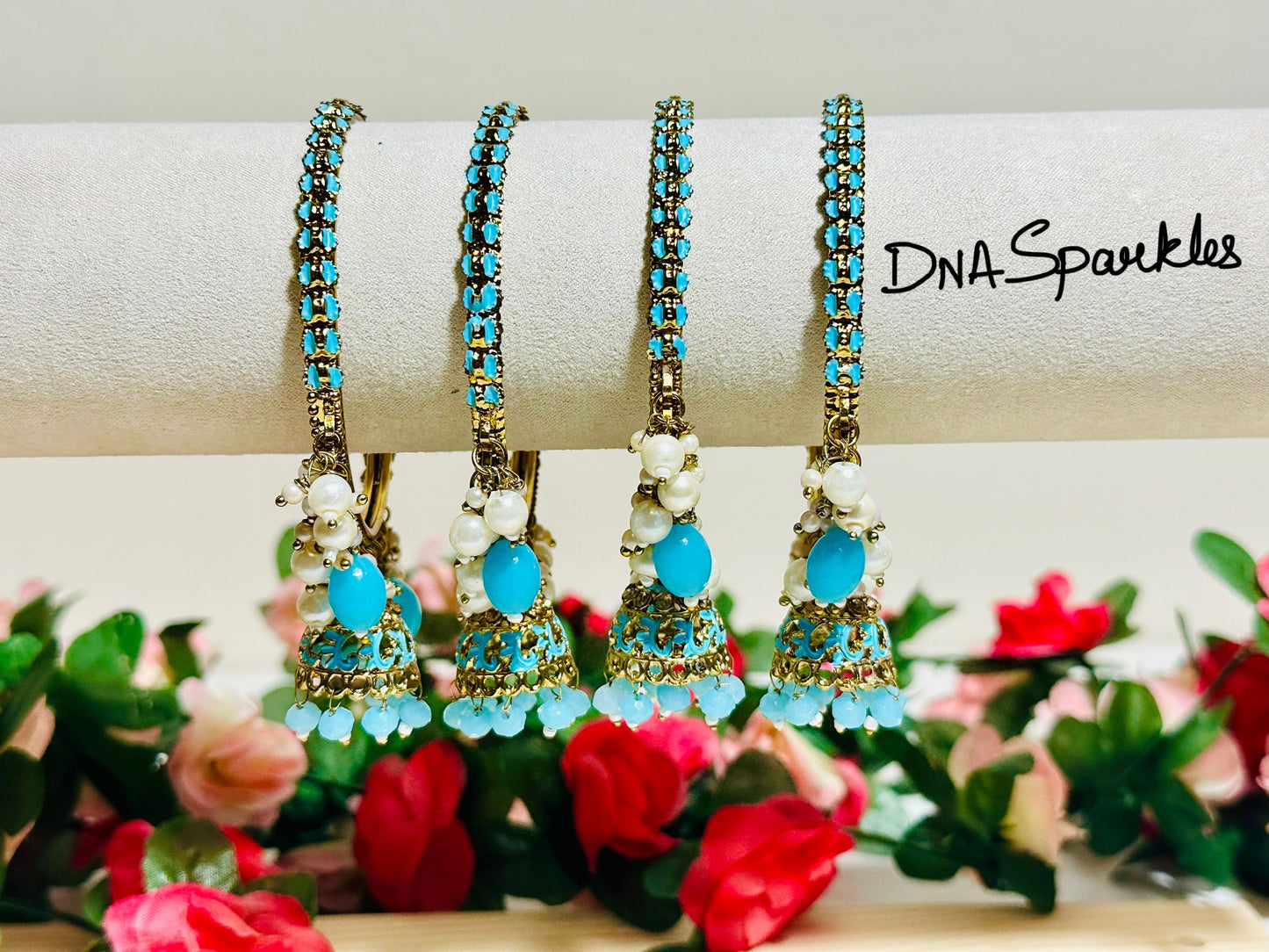 Colorful Hanging Bangle/Bracelet Set